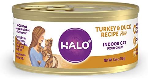  Halo Indoor Wet Cat Food, Grain Free, Seafood Medley 5.5oz Can (Pack Of 12)