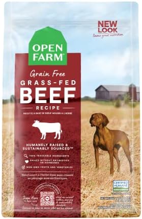  Open Farm Wild-Caught Salmon Grain-Free Dry Dog Food, Fresh Pacific Salmon Recipe With Non-GMO Superfoods And No Artificial Flavors Or Preservatives, 4 Lbs