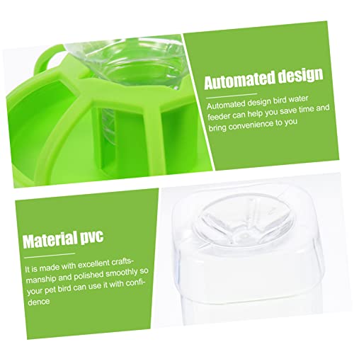  Birdseed 8 Pcs Proof Plastic Bunny Cup Parrot Lovebirds Drinking Birds Fountain Dog Farm Food Wild Bottle Bowl Dispenser For Garden Waterer Cat Parrots Feeder Tray Squirrel-