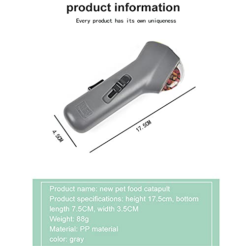  LQDMDM Intelligence Snack Pistol, Dog Food Interactive Toy Dispenser Education Training Toys Car Pet Food Threwer Puppy Feeder IQ Training