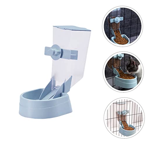  Hamster Accessories Dog Food Dispenser Cat Food Dispenser Automatic Feeder Dog Automatic Feeder Plastic The Cat Sky-Blue Cat Bowl Parakeet Food Automatic Parrot Feeder
