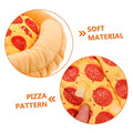  Ipetboom Outdoor Toys 2pcs Cat Thermal Supple Supplies Mat Cm Kitten Pizza Toy Cats Bed Dog Round Creative House Cushion Shaped Small Kittens Sleeping Pad Warm Mats Resting For Puppies Large Cat Bed