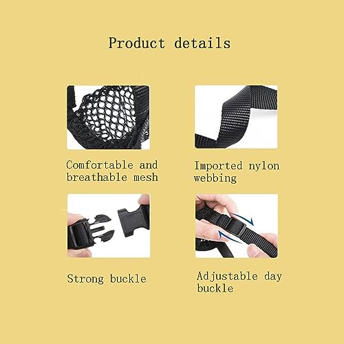  Dog Mouth Cover,Dog Muzzle Soft Mesh Muzzle,Adjustable Breathable Dog Muzzle,Dog Mask,Mouth Cover For Anti-Biting Anti-Barking,Allows Panting,for Small Medium Large Dogs