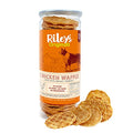  Riley's Waffles Chicken Chips For Dogs With Turmeric, USA Sourced Chicken Dog Treats - Limited Ingredient Healthy Treats, Dehydrated Jerky Dog Treats