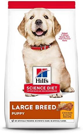  Hill's Science Diet Puppy Large Breed Chicken Meal & Brown Rice Recipe Dry Dog Food, 27.5 Lb. Bag