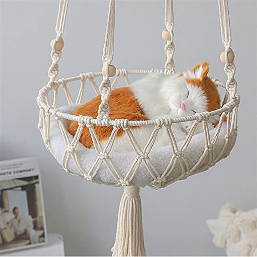  GAMIRA Pet Hammock Cat Hammock Hanging Swing Cat Bed Basket Cotton Padded Hammock Pet Cat Accessories Cat