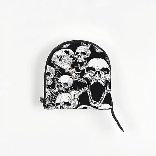 Mqgmz Skull Background Print Pet Carrier Tote Bag With Pocket Safety - Amazing Design
