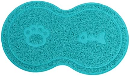  Ipetboom Cat Litter Box Floor Rose Clean With Trapper Easy Placemat Multi- Mats For Puppy Food Grey Inches Mat Dog Scatter And Anti- Dish Kitten Pet Mesh Control Litter Pad Non- Cat Litter Mat