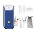  LEMULEGU Extra Safe High Speed Powerful Waterproof Mini Electric Pet Hair Grooming Trimmer Kits Rechargeable Cordless Hair Clippers For Cats And Dogs LGL100 Blue