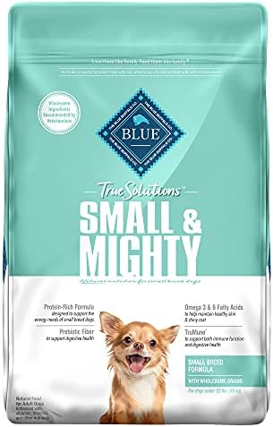  Blue Buffalo True Solutions Small & Mighty Natural Small Breed Adult Dry Dog Food, Chicken 4-lb