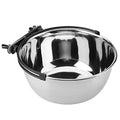  Haokaini Pets Feeder Bowl,Stainless Steel Small Cats Dogs Relief Transparent Stand Base Anti-Skid Raised Pets Food Water Dish