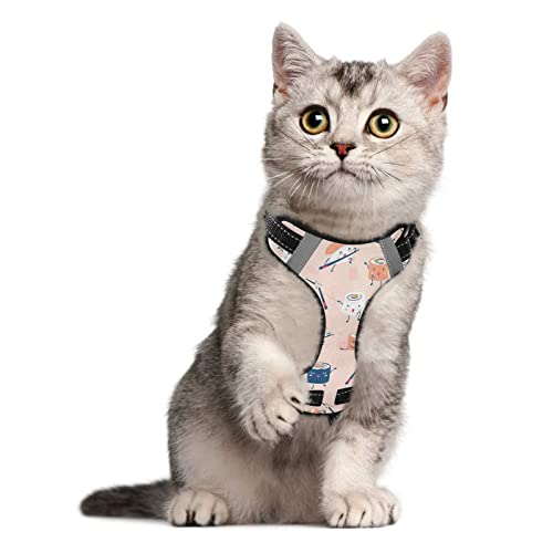  Cartoon Food Sushi Sashimi Dog Harness Adjustable Reflective Dogs Harness Soft Vest Harness For Dog Puppy Pets (with Drawcord)