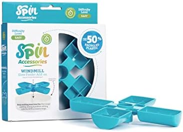  PetDreamHouse Spin Slow Dog Bowl Accessory, Double Sided Lick Mat Insert