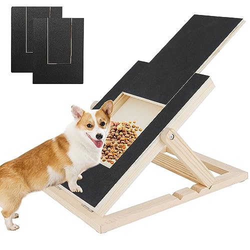  Scratch Square For Dogs With Treat Box, Dog Scratch Pad For Nails, Dog Nail Scratch Board, Nail File Dog Toy, Alternative To Dog Nail Clippers And Dog Nail Grinders