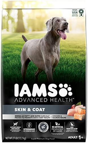  IAMS Advanced Health Skin & Coat Chicken And Salmon Recipe Adult Dry Dog Food, 13.5 Lb. Bag