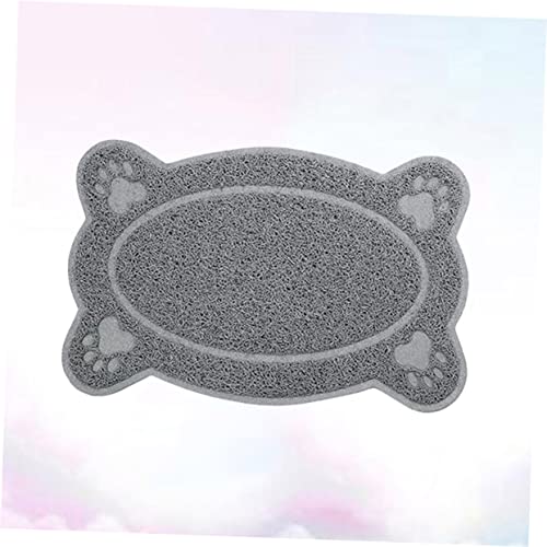  3pcs Cat Litter Rug Non Skid Rug Silicone Desk Mat Cat Litter Mat Small Claw Grinding Mat Dog Tablemat Dog Feeding Tablemat Pet Dog Pets Cat Litter Pets PVC Pets Carpet Trash Can