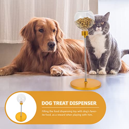  Automatic Slow Iq Small Plaything Feeder Dispenser Puzzle Dispensing Food Puppy Treats Fun Ball Outdoor Dog Relief Emotion Educational Leaky Biting Interactive Chewing Pet