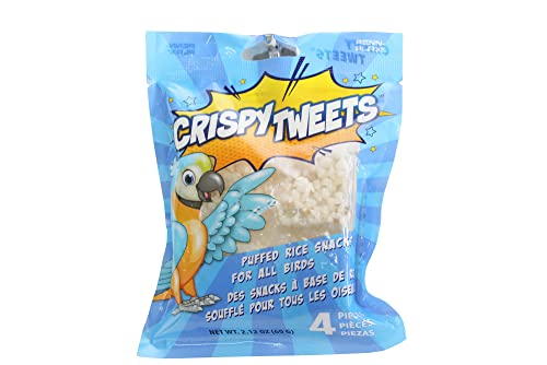  Penn-Plax Bird Treats - 6 Fun, Tasty & Colorful Options To Keep Your Bird Happy And Healthy (6 PC PK - Crispy Tweets)