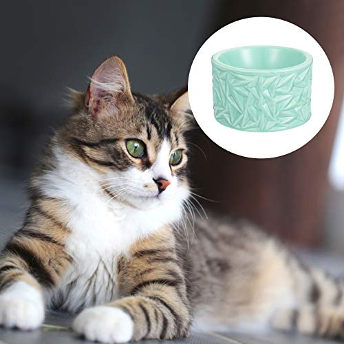  Pet Bowl Neck Protection Pet Feeder Ceramic Cat Bowl Cat Food Bowl Anti- Skid Feeder