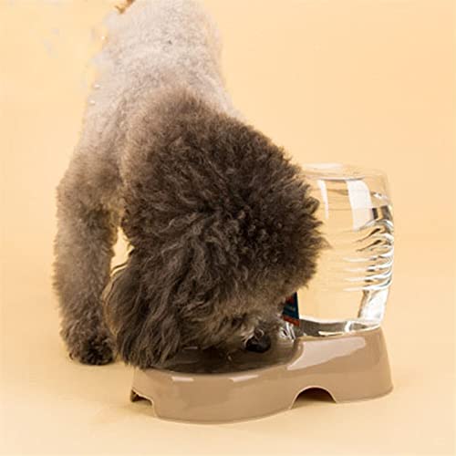  AYENCI Cat Automatic Water, Large Pet Automatic Feeder Dog Cat Drinking Bowl Gravity Pets Water Dispenser Plastic Dog Water Bottle Big Capacity Feeding Dish (Color : Gray)