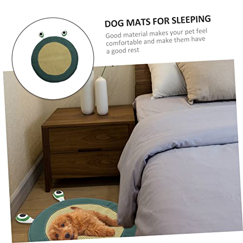  POPETPOP Kennel Mat Bedding For Guinea Pigs Pet Cool Cushion Summer Dog Pad Pet Summer Mat Pet Mat Dog Sleeping Mat Cat Pad Green Rabbit Short Plush Liner Cat Summer Pad Summer Pet Mat