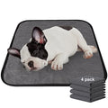  CBBPET Washable Dog Pee Pads Dog Pee Pad,Dog Bed Waterproof Dog Mat Non-Slip Puppy Potty Training Pads For Dogs (18*24-Grey*4-New)