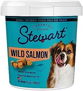  Stewart Freeze Dried Dog Treats, Beef Liver, Grain Free & Gluten Free, 21 Ounce Resealable Tub, Single Ingredient, Dog Training Treats