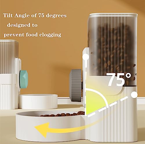  Misyue Hanging Automatic Food Water Dispenser Guinea Pig Water Bottle No Drip,Gravity Rabbit Feeder And Water Dispenser Set,Rabbit Water Bottle For Bunny Chinchilla, Hedgehog Ferret