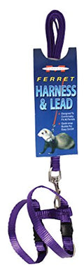  MARSHALL PET Products 572018 Ferret Harness & Lead Purple, 48 In