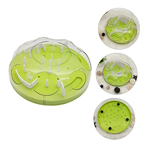  POPETPOP Cat Anti Choking Toy Doll Playsets Chew Toys Puppy Puzzle Small Puppy Toys Cat Puzzle Bowl Interactive Cat Food Bowl Cat Training Plaything Pet Cat Slow Feeding Toy Cat Maze Feeder