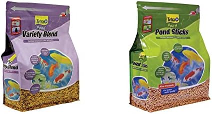  TetraPond Variety Blend, Pond Fish Food, For Goldfish And Koi Yellow 2.25 Pound (Pack Of 1)