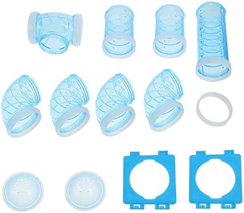  Mipcase Stuffed Animals Dog Cage Dog Cage Hamster Tube Set, Hamster House Rat Cage Accessories Tortoise Habitat Rat Cage Transparent Hamster Cages Hamster Cages Glass Water Bottles