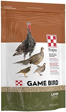  Purina | Game Bird Layer Feed | Crumbles | 40 Pound (40 LB) Bag