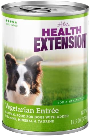  Health Extension Wet Dog Food Canned, Gluten & Grain-Free, Natural Food For All Dogs With Added Vitamins & Mineral, Duck Entree (12.5 Oz / 374 G) (Pack Of 12)