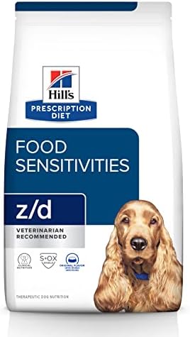 Hill's Prescription Diet Z/d Skin/Food Sensitivities Dry Dog Food, Veterinary Diet, 25 Lb. Bag