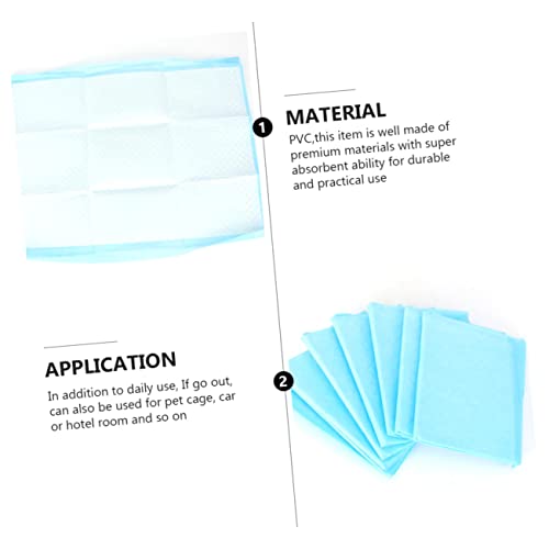 PATKAW 50pcs Chinchilla Bedding Guinea Pig Cages Indoor Disposable Underpads Cat Urine Pad Rabbit Potty Training Pads Dog Pads Extra Large Pet Supplies Bedpan Potty Pad Rabbit Cage Litter