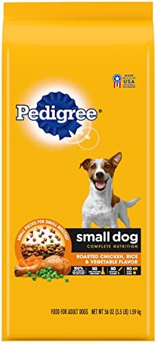  Pedigree Small Dog Complete Nutrition Small Breed Adult Dry Dog Food Grilled Steak And Vegetable Flavor Dog Kibble, 14 Lb. Bag