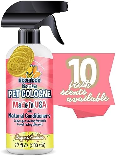  Bodhi Dog Natural Pet Cologne | Premium Scented Perfume Body Spray For Dogs And Cats | Clean And Fresh Scent | Natural Conditioning Qualities | Made In USA (Baby Powder, 4 Fl Oz)