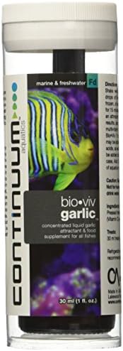  Continuum Aquatics Bio Viv Garlic - Concentrated Liquid Garlic Food Attractant And Supplement For Fish