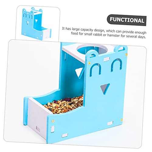  1 Set Water Chinchilla Gerbils Auto Bowl Cat Bottle Bird Small Automatic Waterer Mice Animals Dog For Food Wooden Rabbit Household Samll Parrots Animal Feeder Rat Pigeon Pet