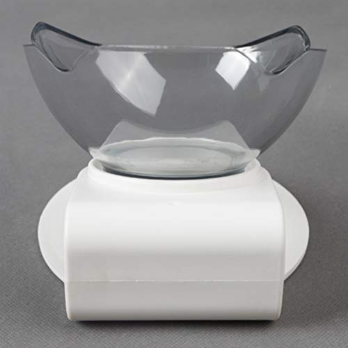  Balacoo Tilted Cat Feeder Puppy Feeder Water 15° Tilted Cat Food Bowl Tilting Neck Cat Food Water Bowls Raised Pet Feeder Bowl For Cats And Dogs (White) Water Bowl Water Dispenser