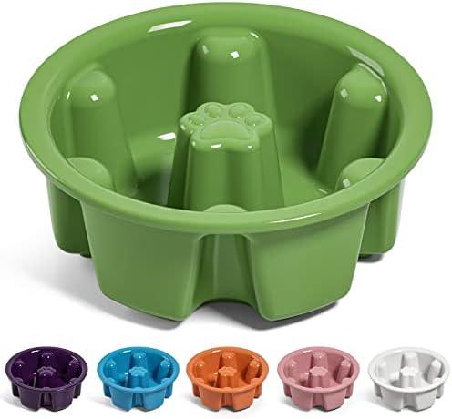  LE TAUCI PET Ceramic Dog Bowl, 2.6 Cups Dog Water Bowl, Weighted Dog Food Bowl Dish For Small Medium Breed, Fit For Dog Bowl Stand With Hole Opening Between 5.75" - 6.25"