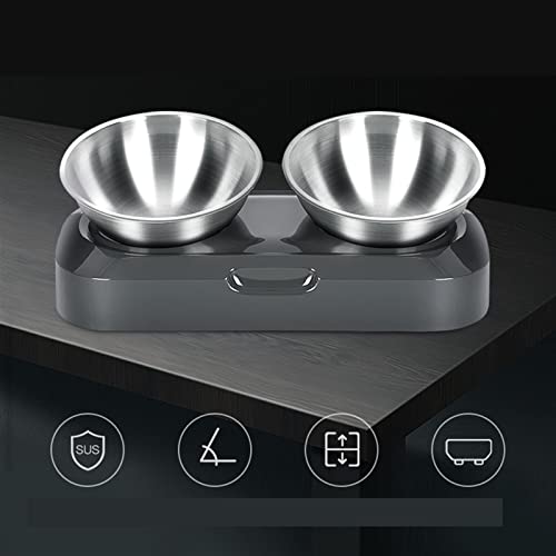  AACARB Cat Water Dispenser, Contact Now Stainless Steel Pet Water Bottle Pet Feeder Pet Food