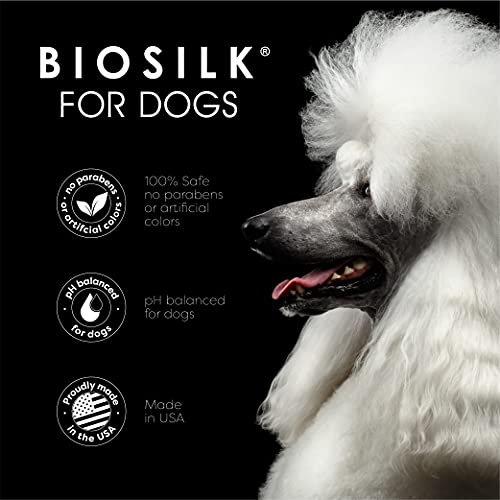  BioSilk Bundle Detangling Kit - Includes Silk Therapy Dog Detangling Shampoo, Detangling Conditioning Spray, And Pin Brush - Dog Grooming Kit, Detangling Brush, Dog Spray, Dog Shampoo