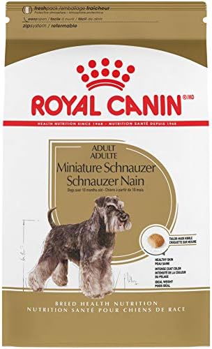  Royal Canin Miniature Schnauzer Adult Breed Specific Dry Dog Food, 10 Lb Bag