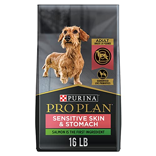 Purina Pro Plan Sensitive Skin And Sensitive Stomach Small Breed Dog Food, Salmon & Rice Formula - 16 Lb. Bag
