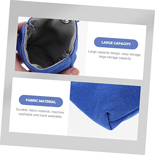  POPETPOP 5pcs Pet Snack Pack Handbag Storage Organizer Blue Fanny Pack Handbag Holder Dog Poop Bag Holder Dog Treat Dog Food Bag Pet Outdoor Training Bag Pets Snack Pouch Hanging Bag Belt