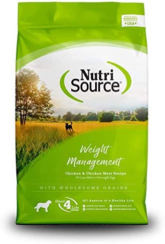  Nutrisource Weight Management Dry Dog Food 5 Pounds