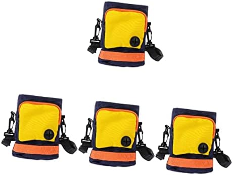  Mipcase 2pcs Picnic With Use Dog For Train And Daily Waist Treat Holder Adjustable Toy Poop Shoulder Kibbles Yellow Training Food Dogs Pouch Strap Snack Wear-resistant Bag Pet Walking