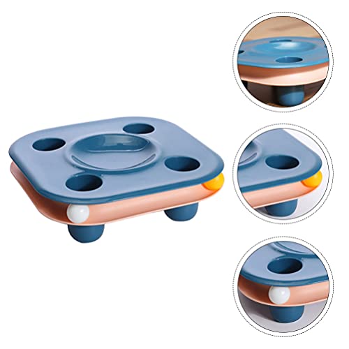  POPETPOP Spill Proof Dog Bowl Spill Proof Dog Bowl Catnip Toy Cat Food Bowl Track Toy With Exercise Kitten Toy Funny Cat Teaser Toy Spill Proof Dog Bowl Catnip Toy Catnip Toy